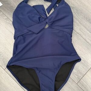 Navy Blue Onepuece Swimsuit Size S 4-6